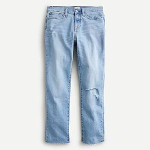 NWT J. Crew 29P Ripped Slim Boyfriend Jean